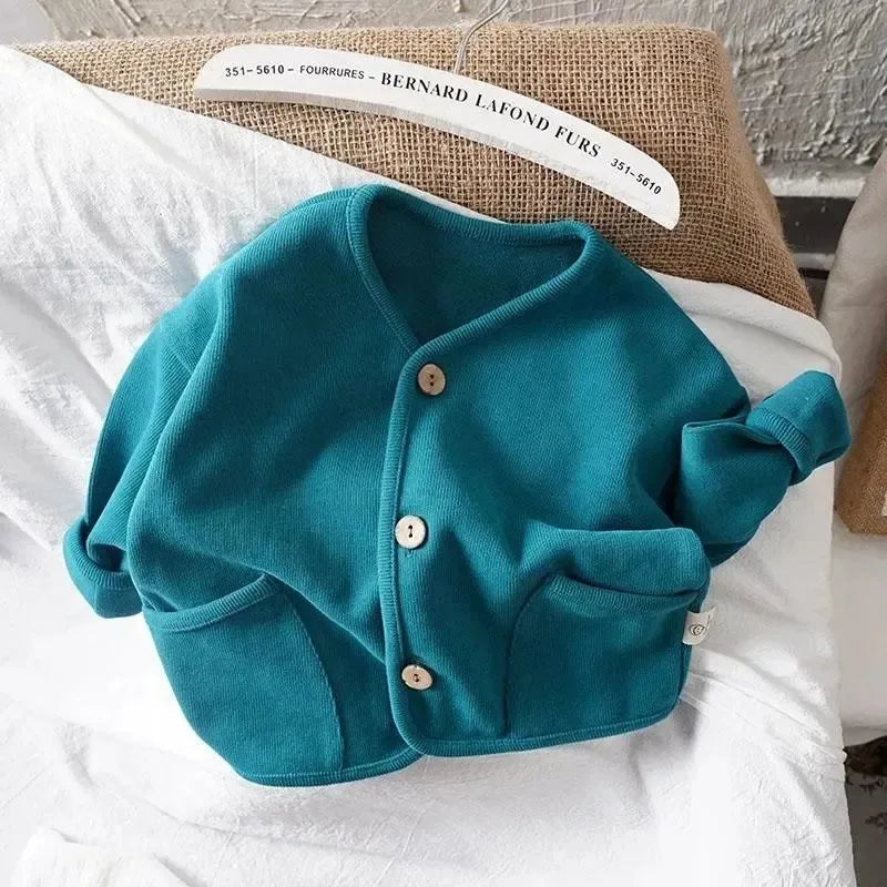 Children’s Loose Long Sleeve Cardigan