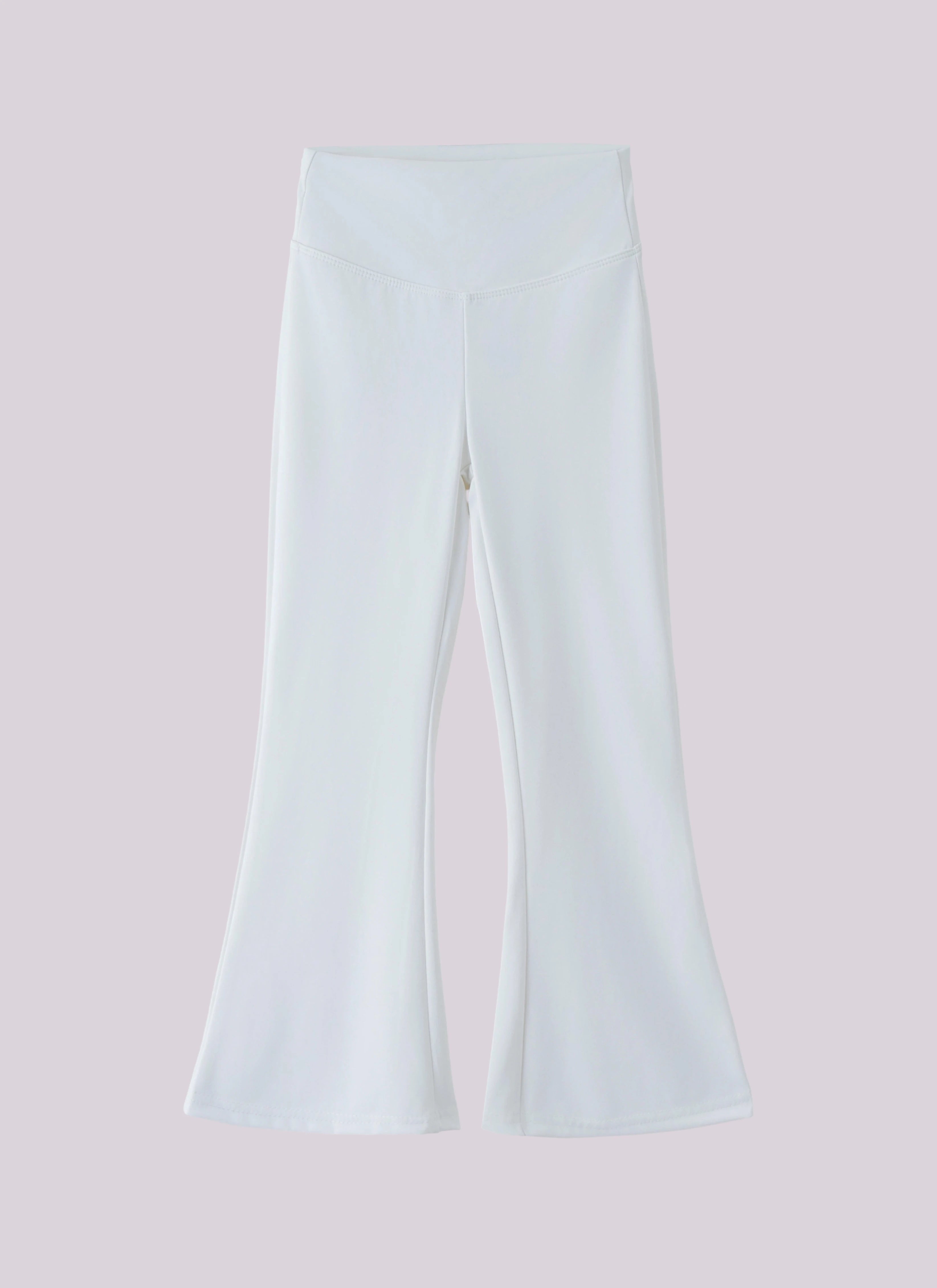 Girls Flared Pants High Waist Yoga Leggings Teenagers Stretch Elastic Waistband Kids Sportswear Trousers Autumn Spring