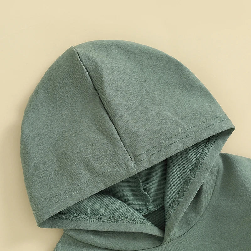 0-24months Baby Hooded Romper Long Sleeve Front Pocket Solid Color Bodysuit For Newborn Boys And Girls Spring Autumn Playsuit