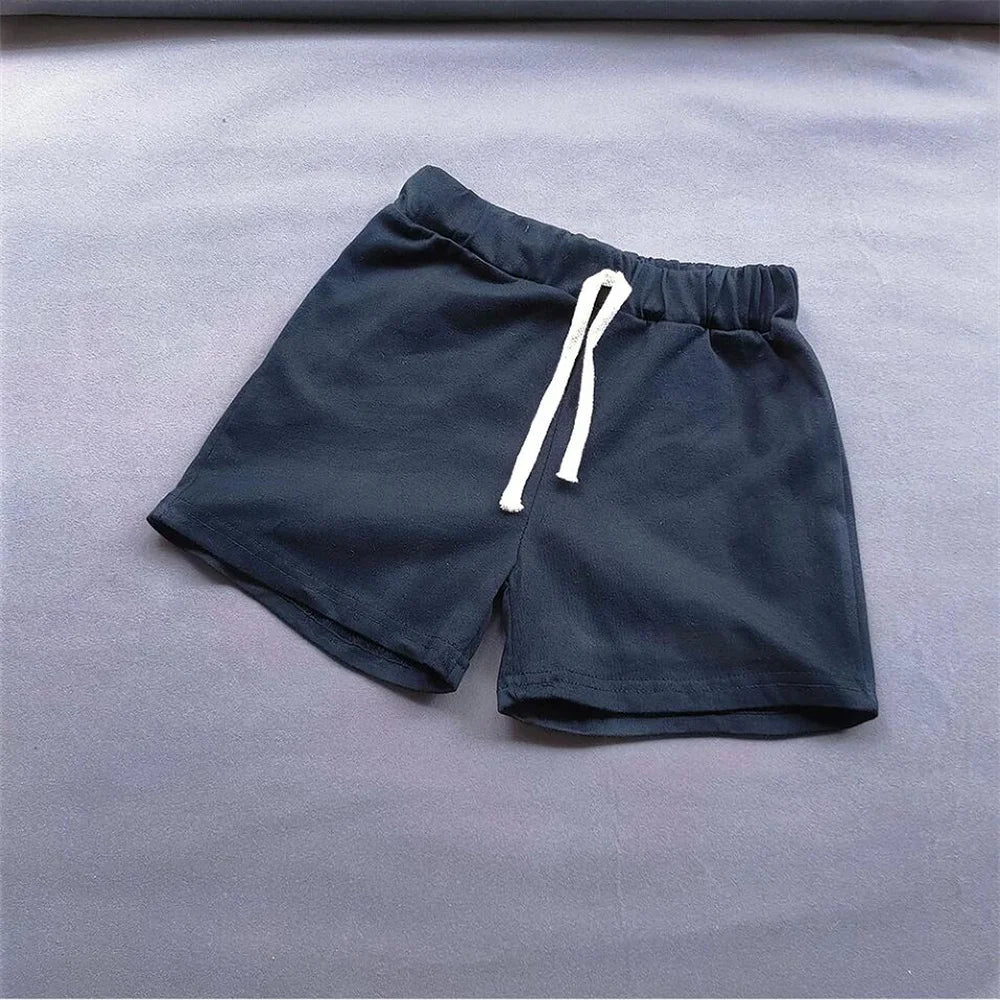 Summer Girls Boys Shorts Korean Candy Color Sports Shorts For Girls Cotton Hot Pants Casual Children Girls Beach Shorts