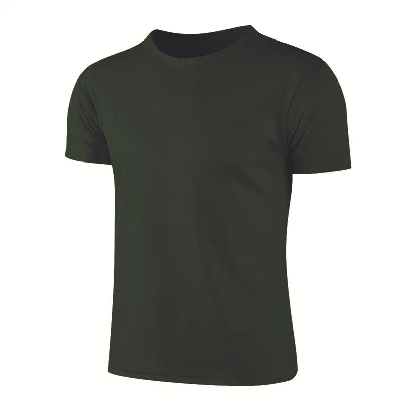 Men Women Quick Dry Short Sleeve Sport T Shirt Gym Jerseys Fitness Shirt