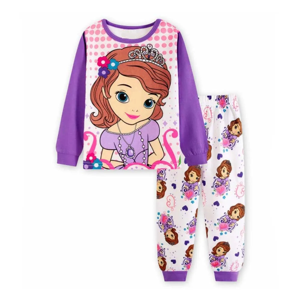 Little Boys Clothing Pajamas Sets Toddler Girl Sleepwear Cotton Pijama Kids Pyjama Long Sleeve Two Pieces Set 2 to 3 5 6 7 Years