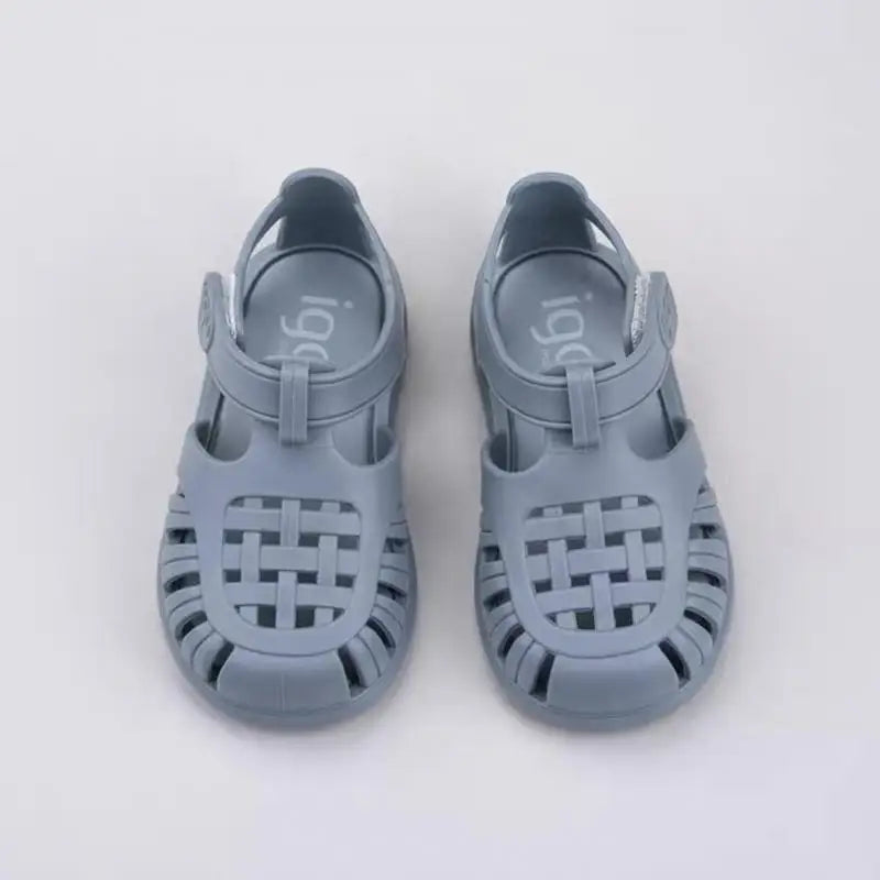 Classic Design Children's Summer Roman Sandal Fashion Casual Kids Boys And Girls Beach Sandals Solid Color Popular Baby Shoes