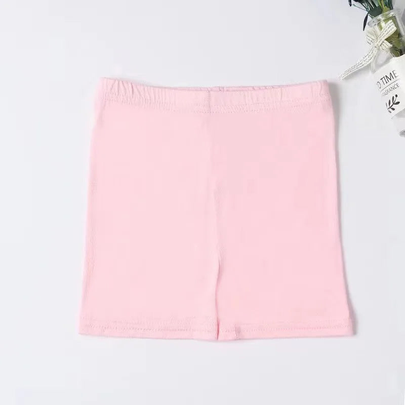 Girls' Safety Shorts Summer Thin Modal Anti-Peek Underwear Kids Ice Silk Lining Pants
