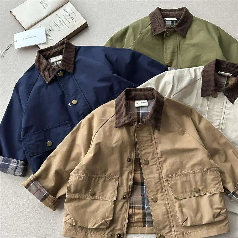 2026 Spring Autumn Cute Boys Jacket