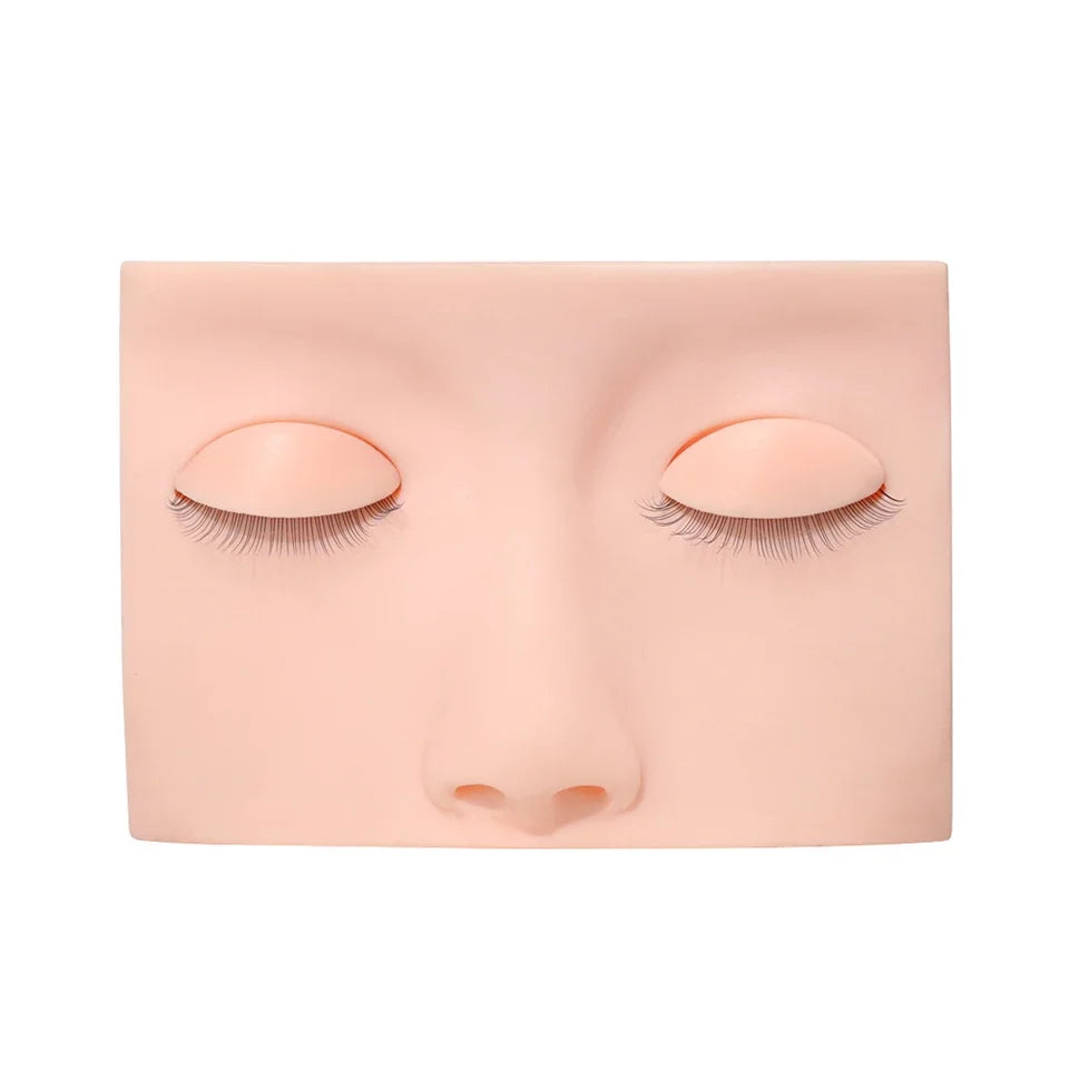 Lashprofessor Mannequin Head For Eyelash Extension With Practice Silicone Mannequin Head Lashes Extension Cosmetic Model Supplie
