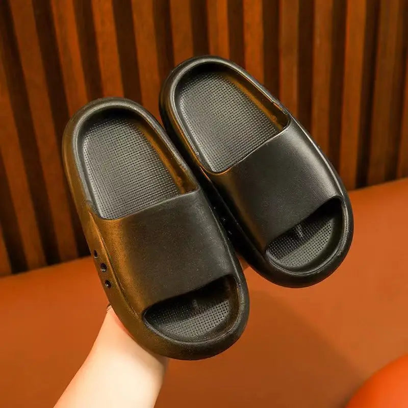 EVA Children's Slippers Cute Cartoon Boys and Girls' Toddler Bean Shoes Medium and Large Kids' Parent-Child Summer Sandals