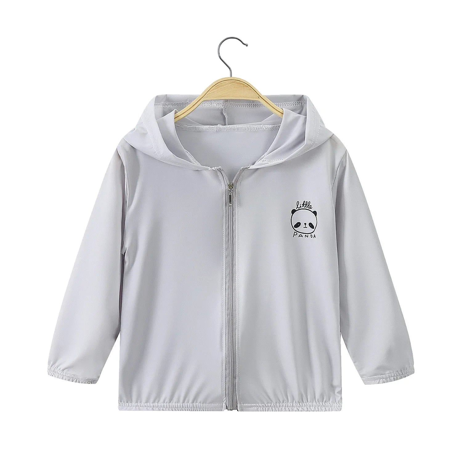 Summer Boys and Girls UV Sun Protection Clothing Thin Hooded Jacket for Kids Breathable Air Conditioner Shirt Clothes 2-10 Years