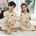 New Teens Baby Boy Pajamas Autumn Long Sleeve Children's Clothing Sleepwear Cotton Pyjamas Sets For Kids 4 6 8 10 12 14 Years