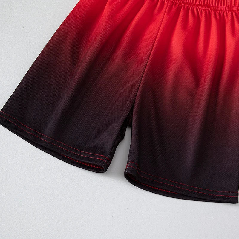 3-piece children's gradually changing dry sports shorts boys comfortable sports ball pants girls casual elastic waist shorts