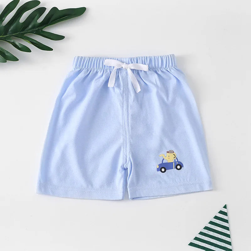 1pcs Pure Cotton Summer Kids Shorts Boys Girls Solid Color Short Baby Casual Pant Children Short Pant  Sport Clothing Outwear