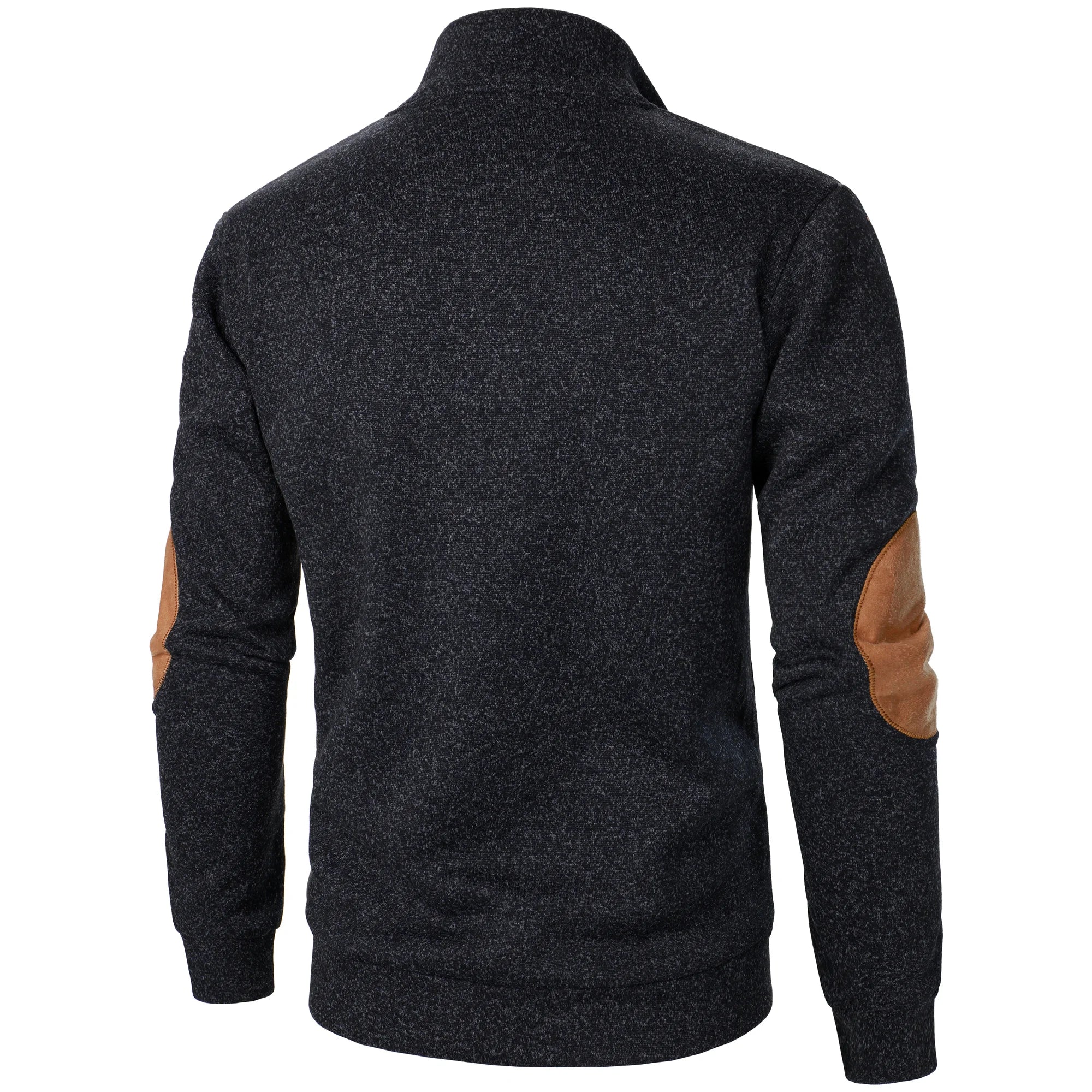 Autumn and winter men's stand collar long sleeve casual knitted sweater top