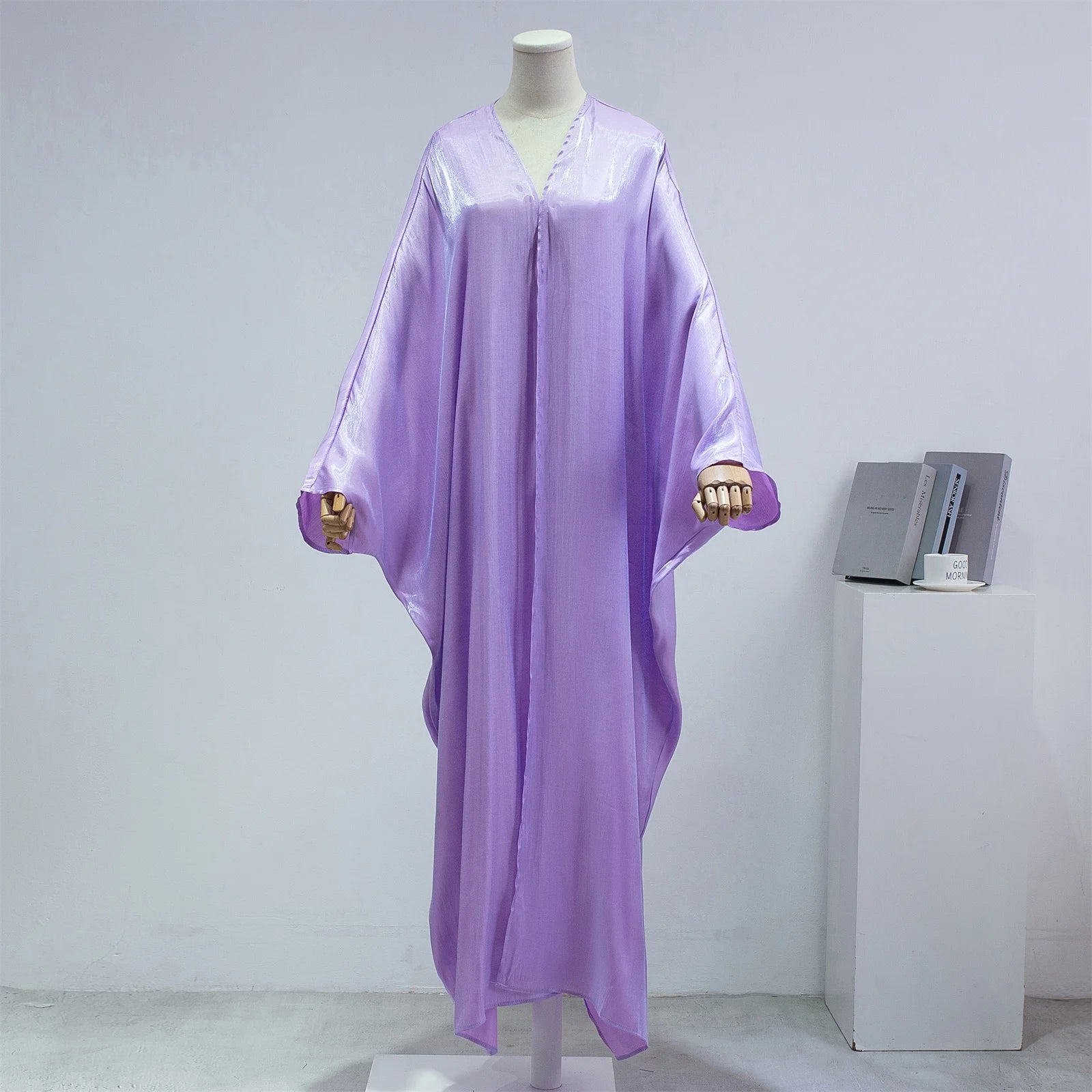 Muslim Out Abayas Smocking Sleeve kaftans One-piece Prayer Women Jilbabs Cardigan Coat Islamic Clothing Dubai Saudi Robe Turkish