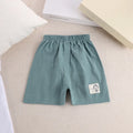 1 2 3 4 5 Years Kids Summer Shorts Boys Girls Korean Style Cotton and Linen Short Pants Toddler Little Children Cute Shorts