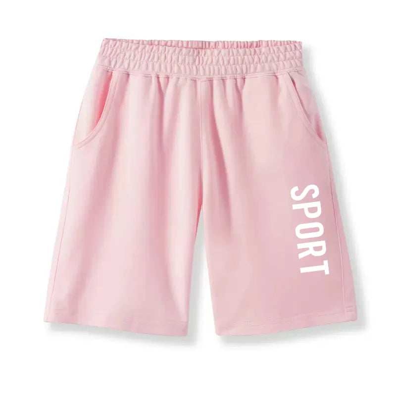 Children Shorts with Football Numbers Boys' Summer Sports Pants Thin Cotton Half Pants No.7-10