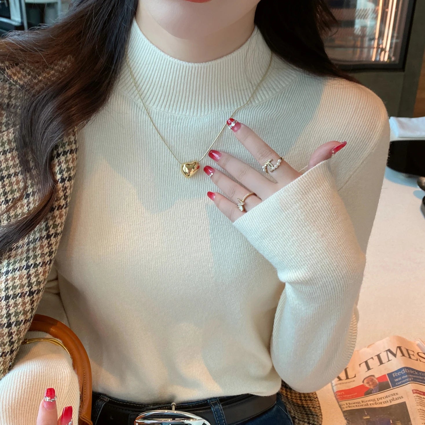 Women’s Turtleneck Knit Sweater