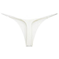 Womens Low Rise Thong Bikini Bottom Beach Sunbathing T-back Swim Wear