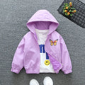Children Spring Autumn Jacket Coat Clothing Kids Hooded Cute Windbreaker Kids Baby Boys Girls Outerwear Clothes