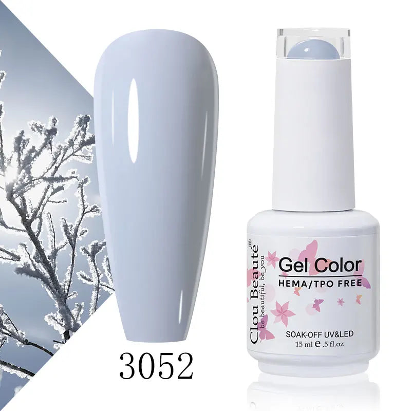 Clou Beaute 56 Colors Gel Nail Polish Pastal Pink Green Lavender UV Nail Gel Soak Off UV Varnish Macaron Gel Paint 15ml Nail Art