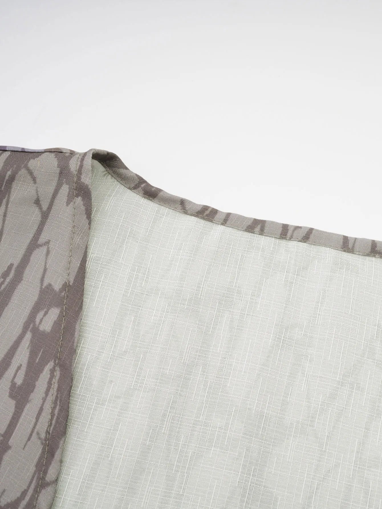 Stylish Tree Branch Print Open-Front Relaxed-Fit Long Abaya Women Muslim Moroccan Kaftan Ramadan Islam Dubai Arabic Robe 2026