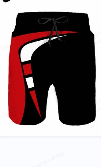 2023 Summer Men's Swimwear Shorts Racing Beach Shorts Motorcycle Swim Trunk Men Swimsuit Surf Board Short Boy Pants Fitness Gym