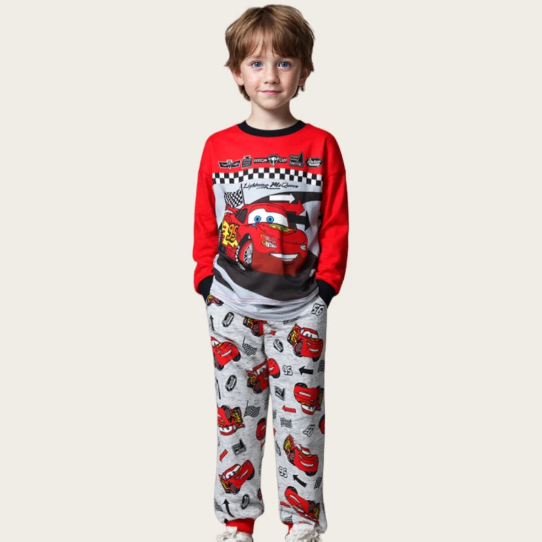 Kids cars Pajamas 2pcs/set for Boys Girls Home Wear Kids Casual Sleepwear Long Sleeve Pajamas Bottoms Suit Cute Gifts