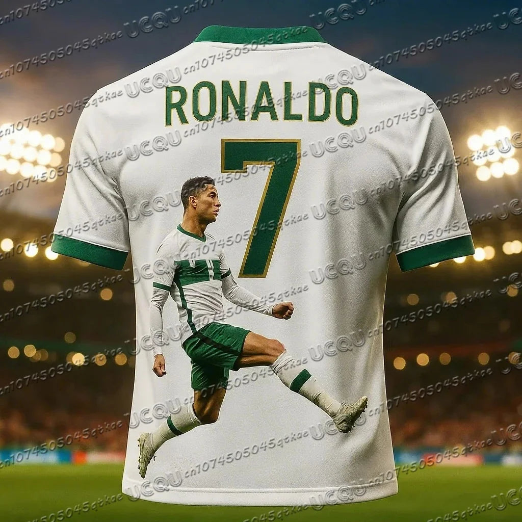 Football Jersey 3d Printed NO.7 Ronaldo Boys Girls