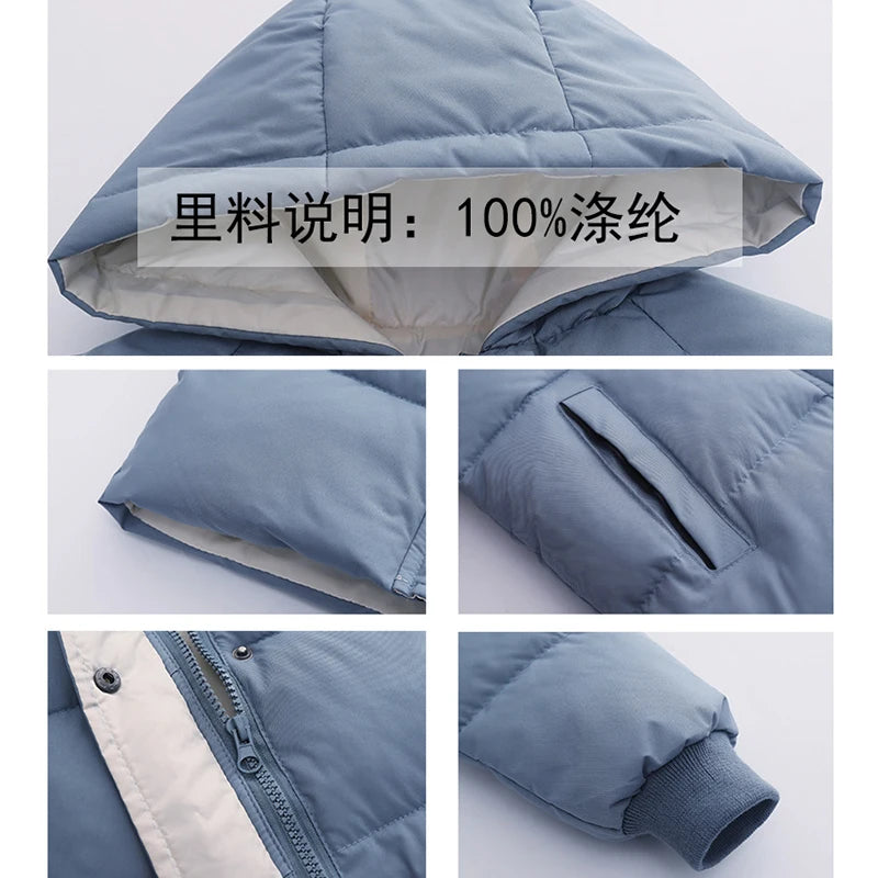 Autumn Winter Boys Hooded Coat (2–10Y)