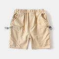 Cotton Children Brown Short Pants for Boys 2 to 3 4 5 6 7 8 Years Kids Shorts 2025 Beach Shorts Casual Loose Toddler Boy Shorts