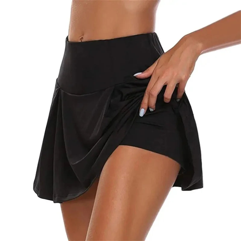 Summer Women’s Quick-Dry High-Waist Mini Skirt