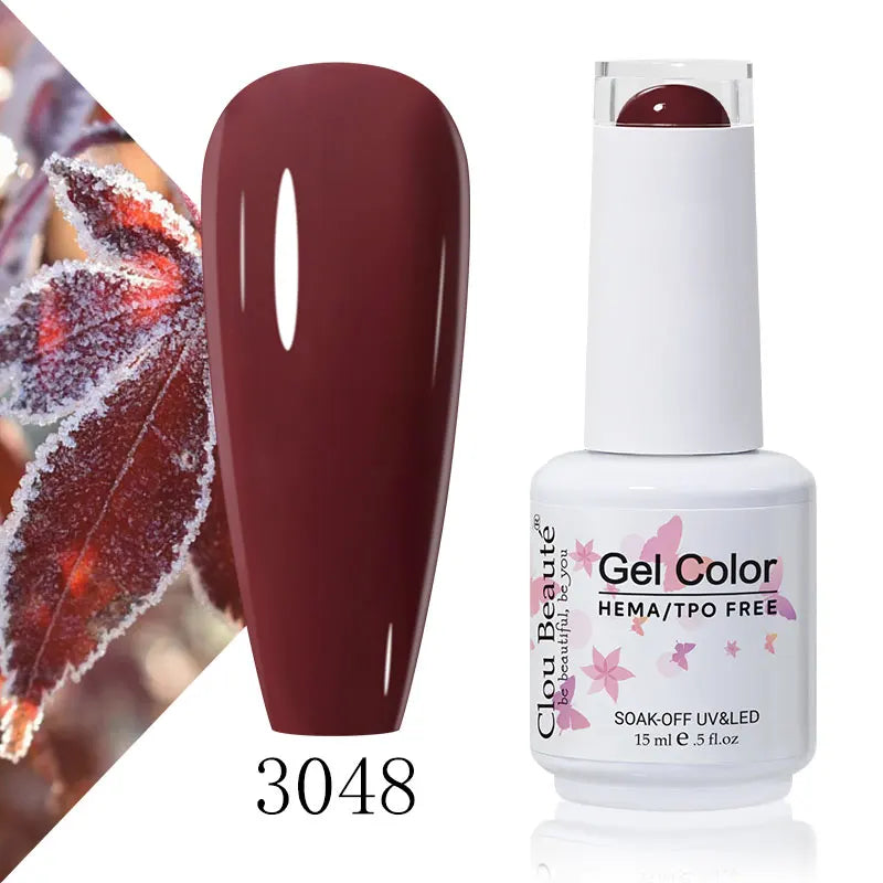 Clou Beaute 56 Colors Gel Nail Polish Pastal Pink Green Lavender UV Nail Gel Soak Off UV Varnish Macaron Gel Paint 15ml Nail Art