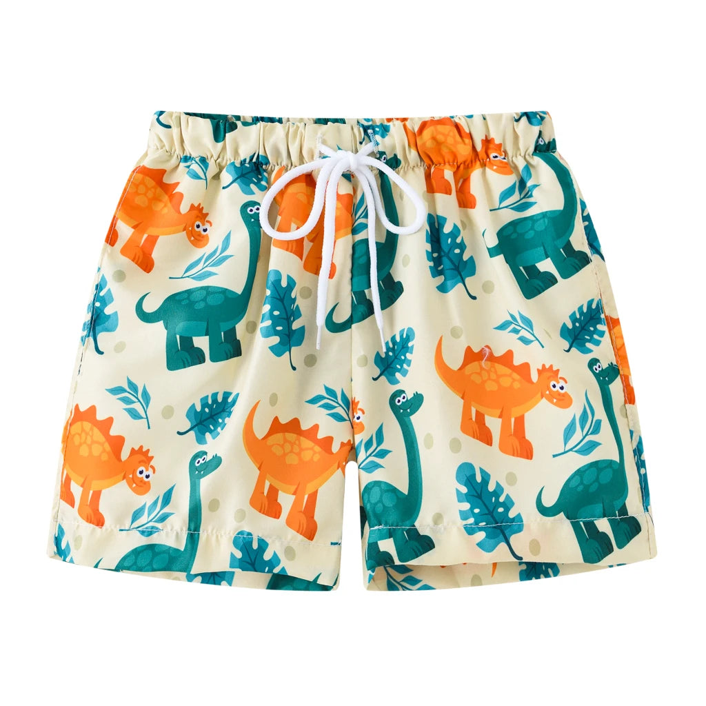 Summer 2-10 year old children's beach vacation shorts, fashionable multi-color beach shorts for boys and girls