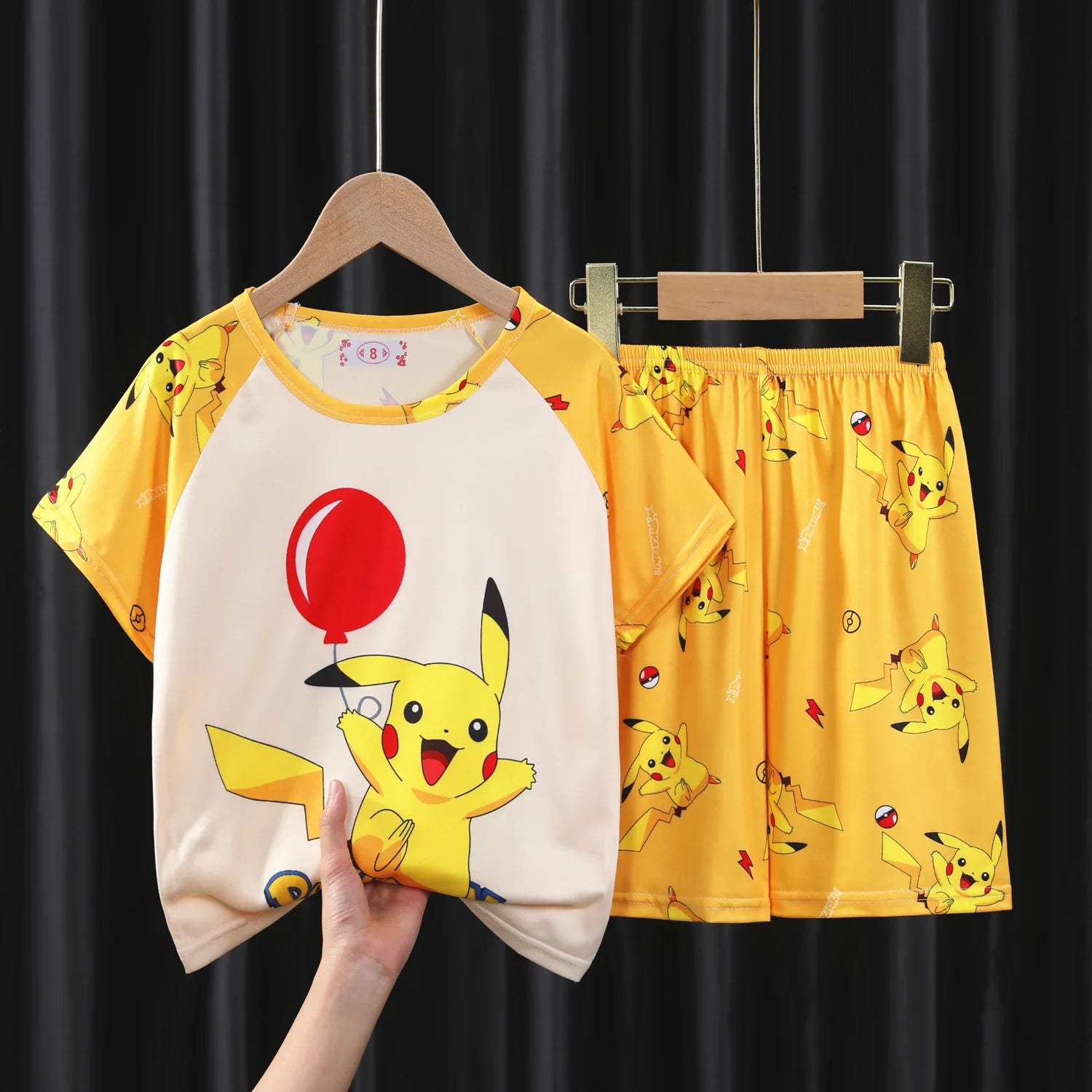 Children Summer Thin Short Sleeve Pajama Sets for Boys and Girls Suitable for Medium and Older Kids Ideal for Homewear
