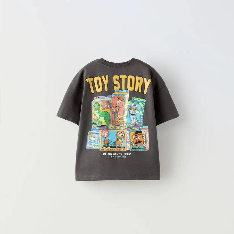 New Design Fashion Tops Cute Print Short Sleeve