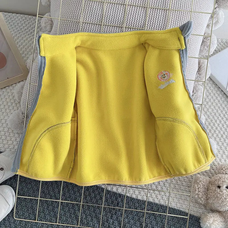 Kids Polar Fleece Hooded Jacket