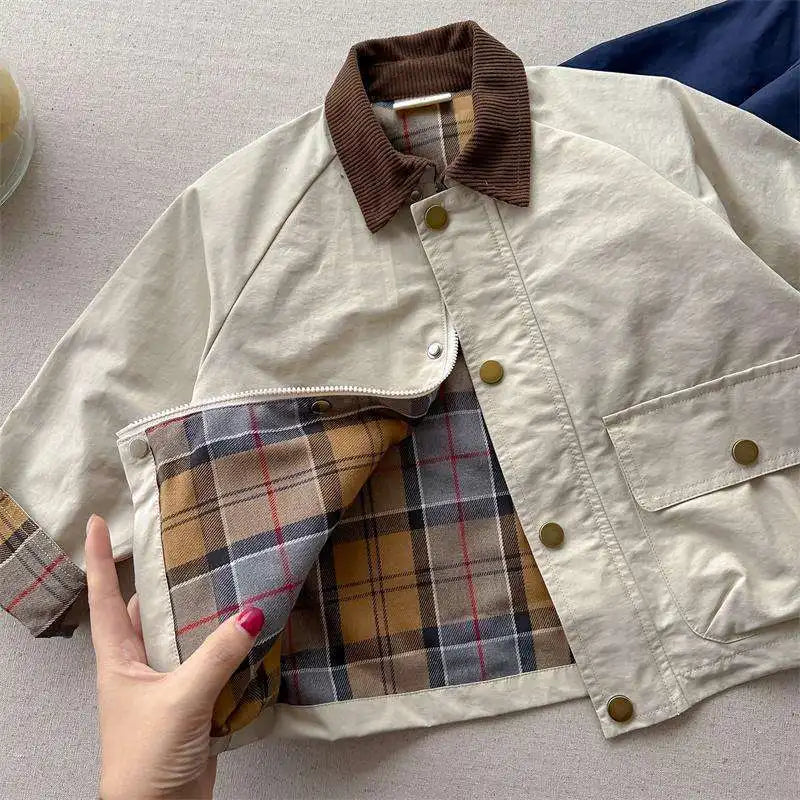 2026 Spring Autumn Cute Boys Jacket