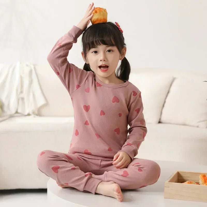 Boys Pajamas Sets 2 to 3 4 5 6 7 8 9 10 11 12 13 Years Cotton Soft Long Sleeve Toddler Boy Pijamas Set Blue Astronaut Pyjamas