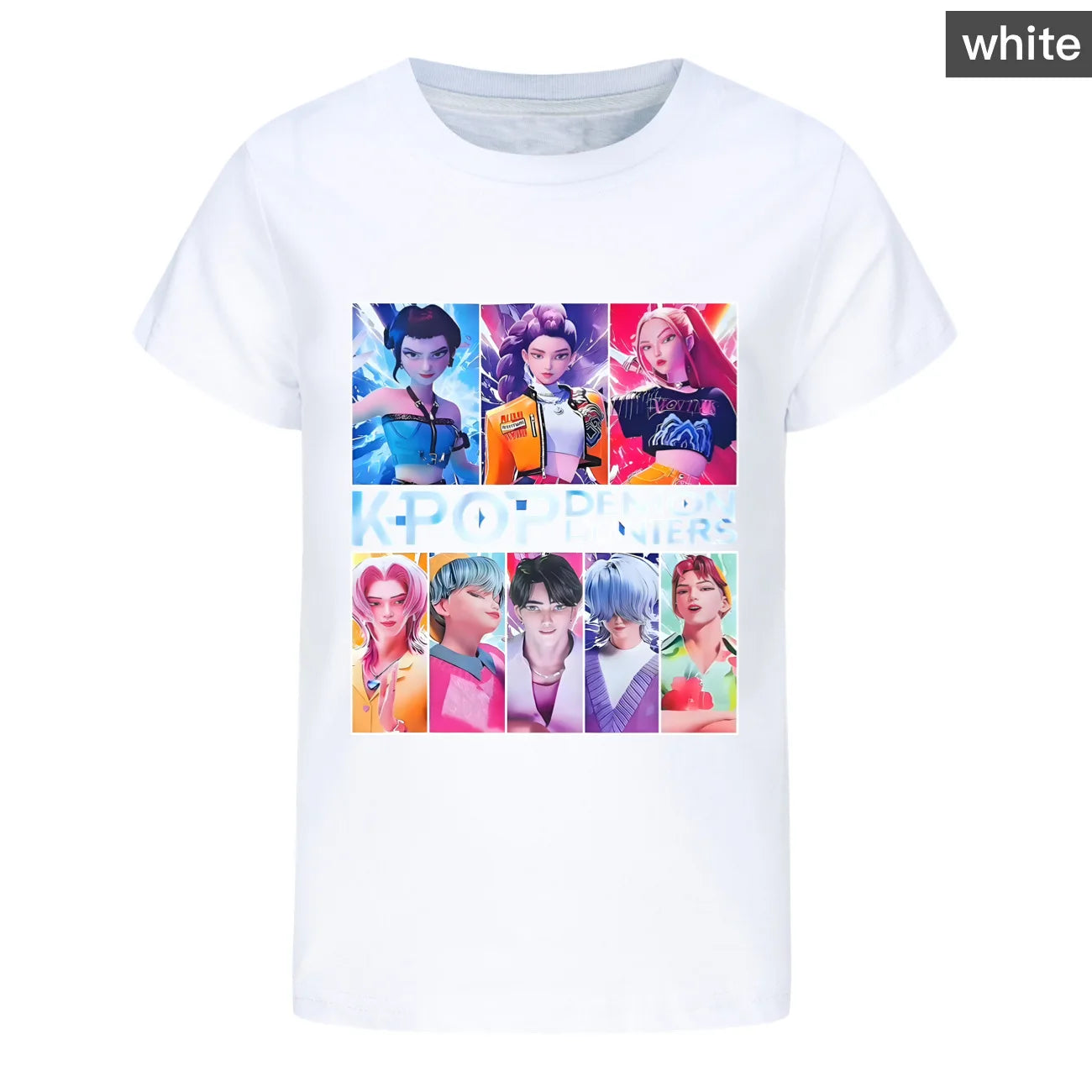 Kids Clothes KPop Demon Hunters Saja Boys Soft Cotton Boys Girls T Shirt Summer Fashion Cool Kids Tee Cosplay Costume