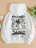 Harajuku Cat Cartoon Hoodie