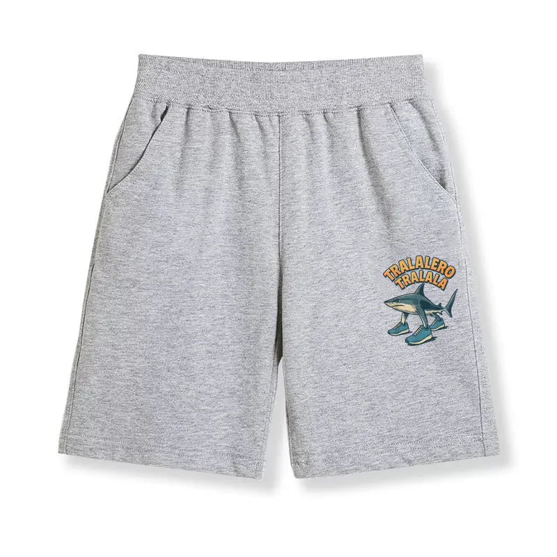Children Italian Brainrot Shorts Boys Girl Sports Pants Tungtungtung Sahur Tralalero Tralala Half Pant