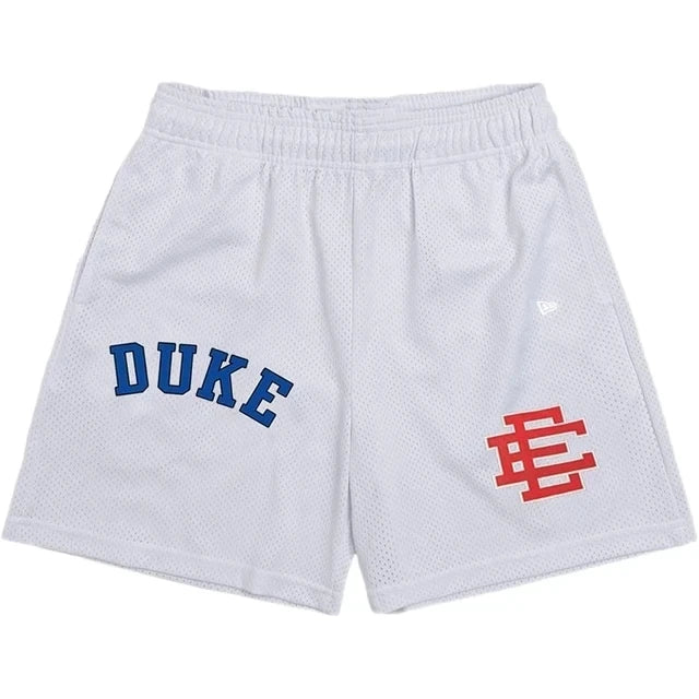 New Summer EE Eric Emanuel Basic Mesh Short Classic Floral Printed Gym Shorts Men's Gym Basketball Sports Casual Shorts Men