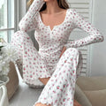 Women’s Floral Print Pajama Set