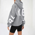Women’s Printed Loose Hoodie