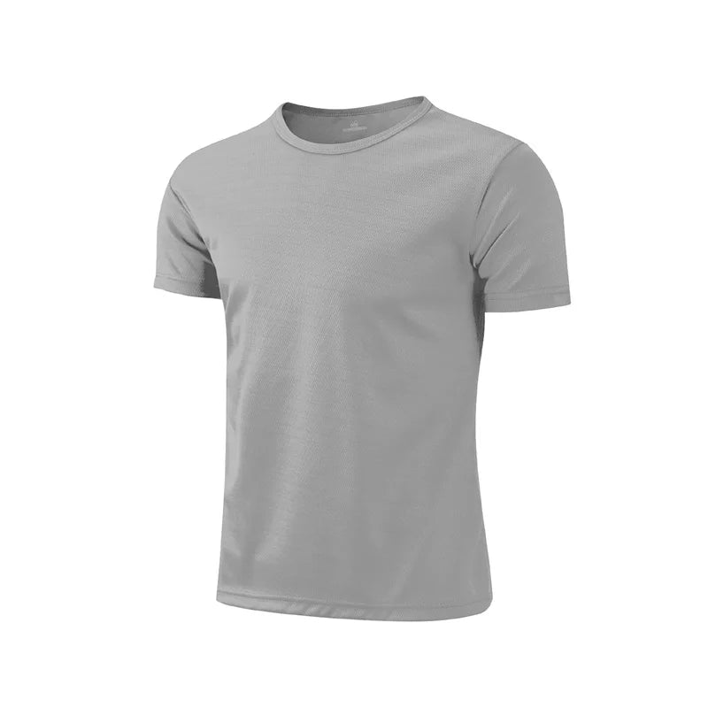 Men Women Quick Dry Short Sleeve Sport T Shirt Gym Jerseys Fitness Shirt