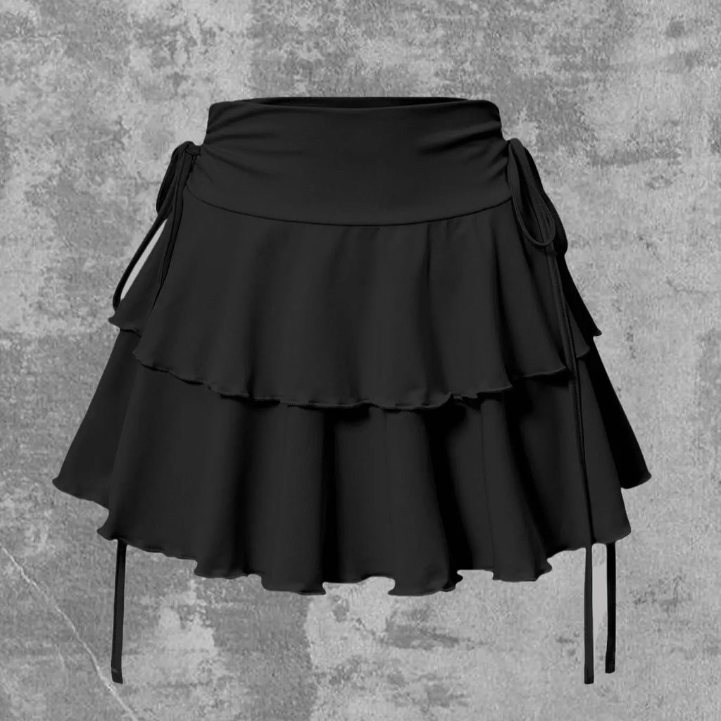 2025 New Solid Color Skirt Women Summer Fashion Outdoor Versatile High Waist Slim Fit Elastic Waist Short Skirt Goods In Stock