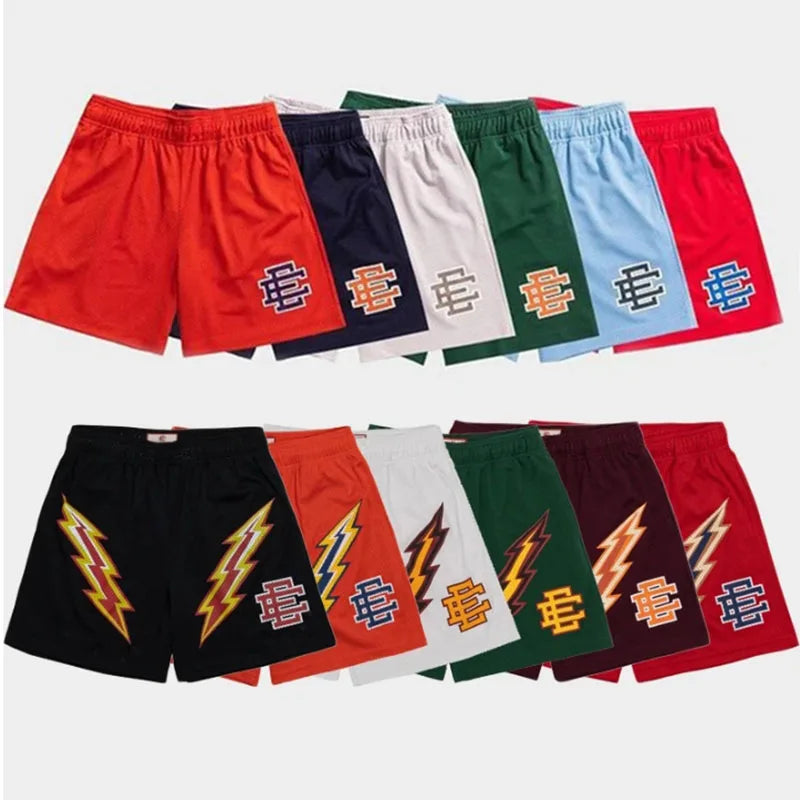 EE ERIC EMANUEL Beach Board Shorts fitness Training Workout Sport Short Pants Women Summer Gym Jogging Mesh Casual