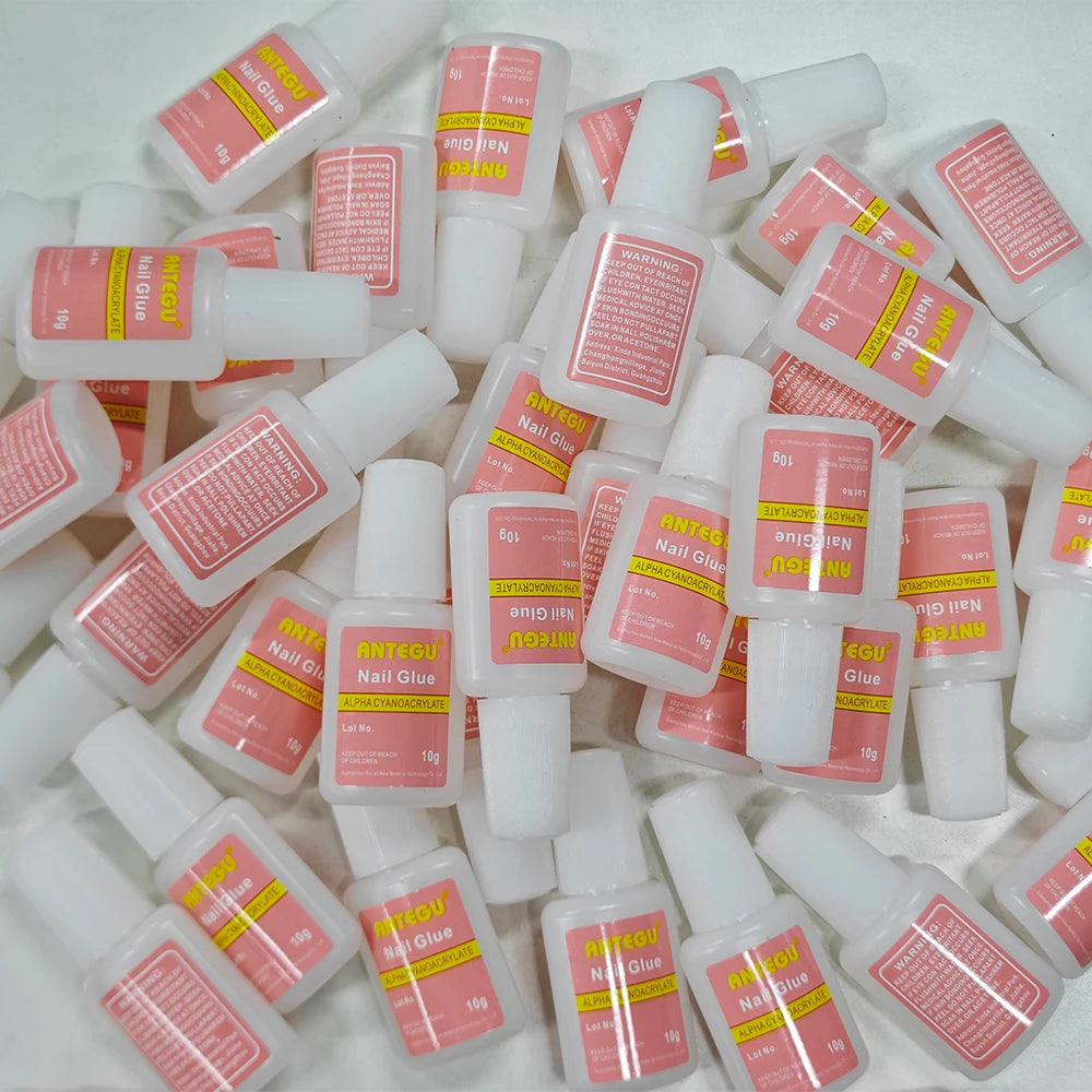 5/10Pcs Nail Glue For Acrylic Nails Clear No Wipe Adhesive Rhinestone Gems Glue Gel Nail Glue Gel Press On Nails For Nail Art