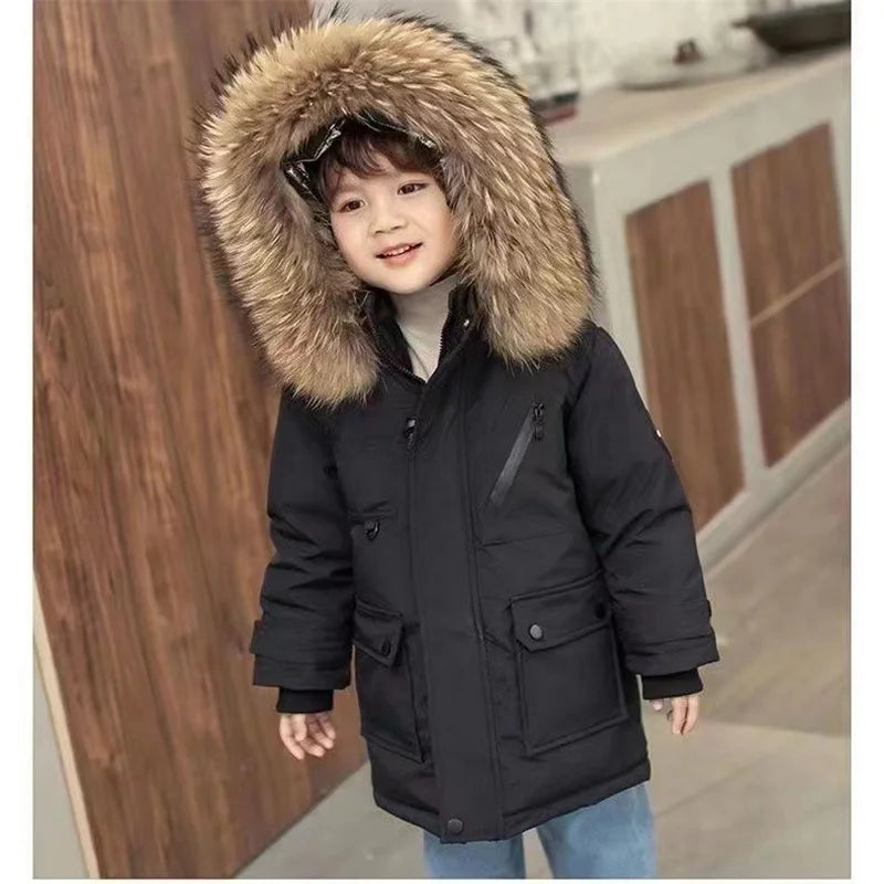 Kids Thick Winter Padded Jacket (-30℃)