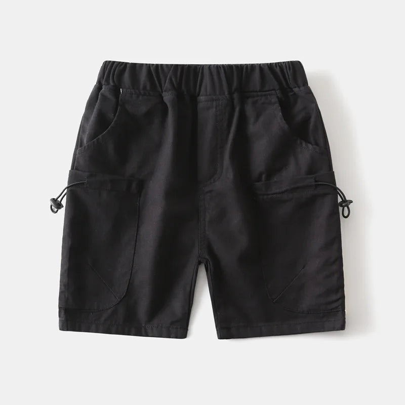 Cotton Children Brown Short Pants for Boys 2 to 3 4 5 6 7 8 Years Kids Shorts 2025 Beach Shorts Casual Loose Toddler Boy Shorts