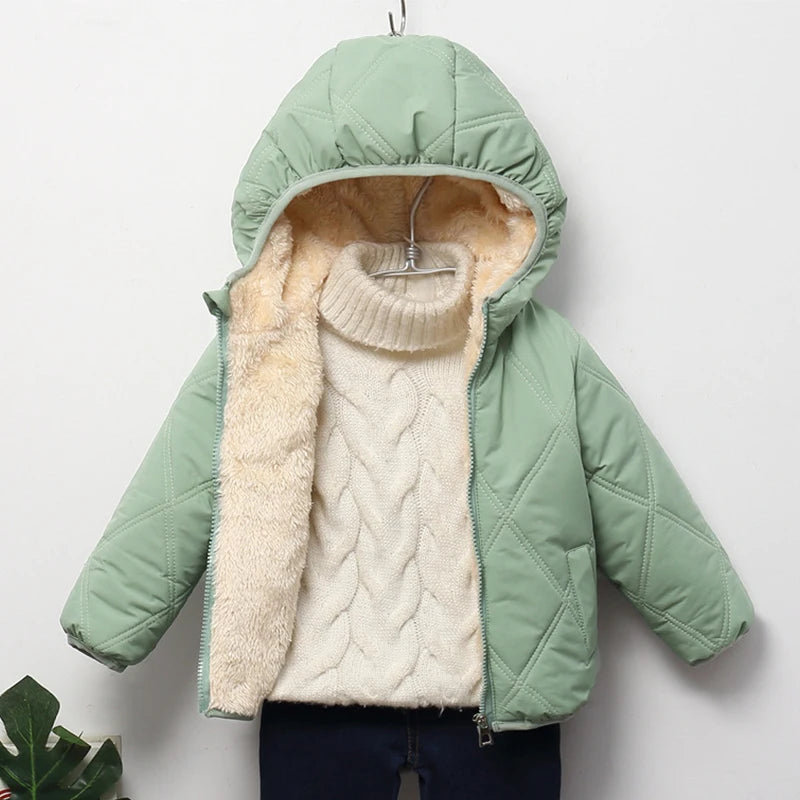 Boys & Girls Hooded Snowsuit Jacket
